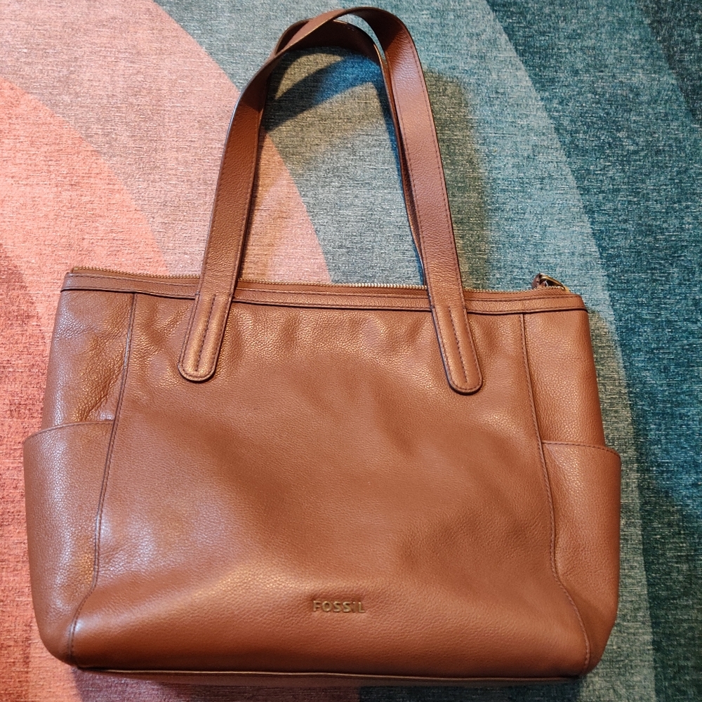 Fossil Mimi Shopper Tote Camel